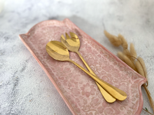 Load image into Gallery viewer, Handmade Ceramic Soft Pink Floral Platter