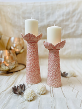 Load image into Gallery viewer, Handmade Ceramic Candlestands- Pairs