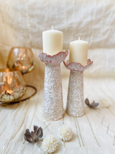 Load image into Gallery viewer, Handmade Ceramic Candlestands- Pairs