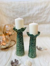 Load image into Gallery viewer, Handmade Ceramic Candlestands- Pairs