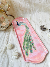 Load image into Gallery viewer, Handmade Ceramic Peacock Platter (L)