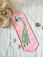 Load image into Gallery viewer, Handmade Ceramic Peacock Platter (L)