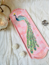 Load image into Gallery viewer, Handmade Ceramic Peacock Platter (L)