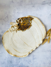 Load image into Gallery viewer, Handmade Ceramic Pumpkin Platter