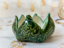 Load image into Gallery viewer, Handmade Ceramic Lotus Candle Holder
