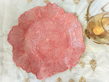 Load image into Gallery viewer, Handmade Ceramic Coral Floral Platter
