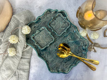 Load image into Gallery viewer, Handmade Ceramic Wave Platter
