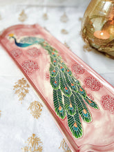 Load image into Gallery viewer, PRE-ORDER- Handmade Ceramic Peacock Platter (L)

