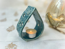 Load image into Gallery viewer, Handmade Ceramic Teardrop Tealight Holder
