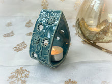 Load image into Gallery viewer, Handmade Ceramic Teardrop Tealight Holder
