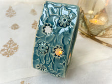 Load image into Gallery viewer, Handmade Ceramic Teardrop Tealight Holder
