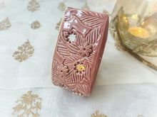 Load image into Gallery viewer, Handmade Ceramic Teardrop Tealight Holder
