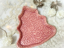 Load image into Gallery viewer, Handmade Ceramic Christmas Tree Plates- Medium

