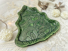 Load image into Gallery viewer, Handmade Ceramic Christmas Tree Dish (M)
