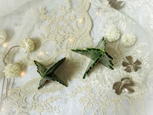 Load image into Gallery viewer, Handmade Ceramic Origami Christmas Tree
