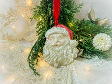Load image into Gallery viewer, Handmade Ceramic Santa Ornament
