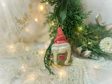 Load image into Gallery viewer, Handmade Ceramic Gnome Ornament
