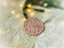 Load image into Gallery viewer, Handmade Ceramic Rose Ornament
