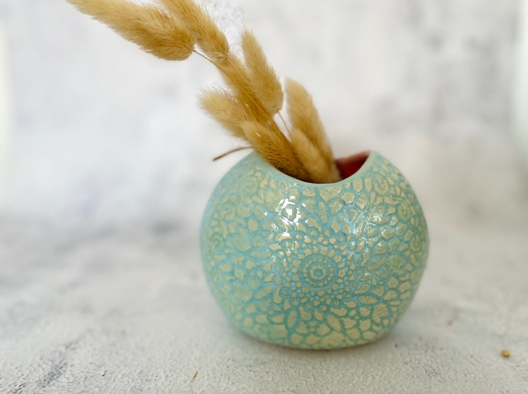 Handmade Ceramic Moon Vase