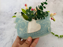 Load image into Gallery viewer, Handmade Ceramic Chicken Vases
