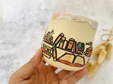 Load image into Gallery viewer, Handmade Ceramic Library Mug
