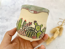 Load image into Gallery viewer, Handmade Ceramic Cactus Mug
