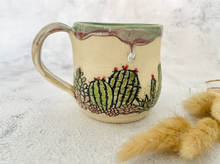 Load image into Gallery viewer, Handmade Ceramic Cactus Mug
