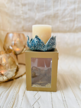 Load image into Gallery viewer, Handmade Ceramic Lotus Candle Holder (no feet)
