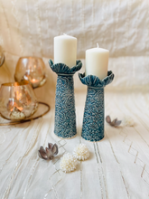 Load image into Gallery viewer, Handmade Ceramic Candlestands- Pairs
