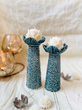 Load image into Gallery viewer, Handmade Ceramic Candlestands- Pairs
