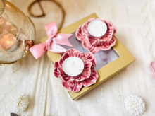 Load image into Gallery viewer, Handmade Ceramic Blooming Flower Tealight Holder- Small
