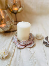 Load image into Gallery viewer, Handmade Ceramic Blooming Flower Candle Holder
