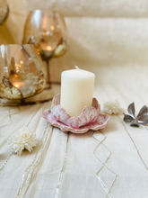 Load image into Gallery viewer, Handmade Ceramic Blooming Flower Candle Holder
