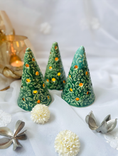Load image into Gallery viewer, Ceramic Christmas Tree Luminary
