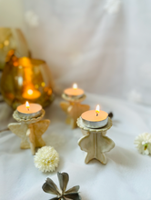 Load image into Gallery viewer, Handmade Ceramic Angel Tealight Holder
