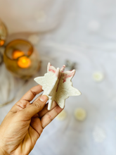 Load image into Gallery viewer, Handmade Ceramic Snowflake Tealight Holder
