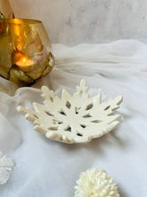 Load image into Gallery viewer, Handmade Ceramic Snowflake Candle Holder
