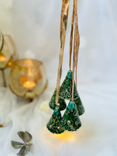 Load image into Gallery viewer, Ceramic Hanging Christmas Tree Luminary
