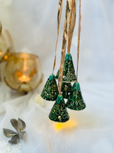 Load image into Gallery viewer, Ceramic Hanging Christmas Tree Luminary
