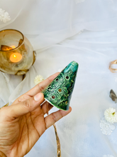 Load image into Gallery viewer, Ceramic Hanging Christmas Tree Luminary
