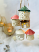 Load image into Gallery viewer, Ceramic Hanging House Luminary
