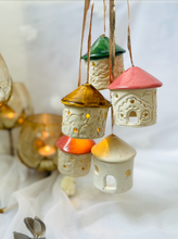 Load image into Gallery viewer, Ceramic Hanging House Luminary
