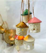Load image into Gallery viewer, Ceramic Hanging House Luminary
