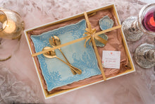 Load image into Gallery viewer, Handmade Ceramic Lace Platter- Square
