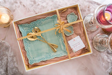 Load image into Gallery viewer, Handmade Ceramic Lace Platter- Square
