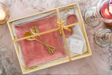 Load image into Gallery viewer, Handmade Ceramic Lace Platter- Square
