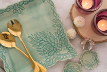 Load image into Gallery viewer, Handmade Ceramic Lace Platter- Square
