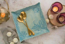 Load image into Gallery viewer, Handmade Ceramic Lace Platter- Square
