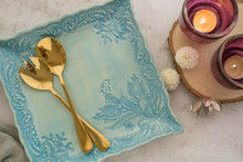 Load image into Gallery viewer, Handmade Ceramic Lace Platter- Square
