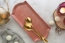 Load image into Gallery viewer, Handmade Ceramic Textured Platter- Long
